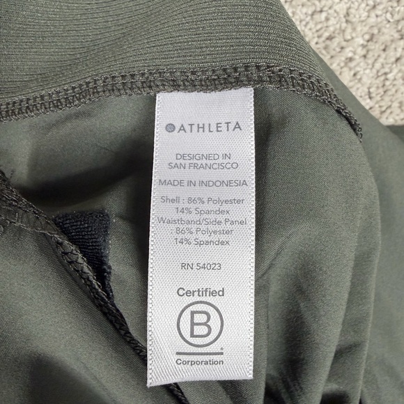 Athleta, Women's Brooklyn Mid-Rise Ankle Pants, Green, Size 4 In EUC - Picture 6 of 9